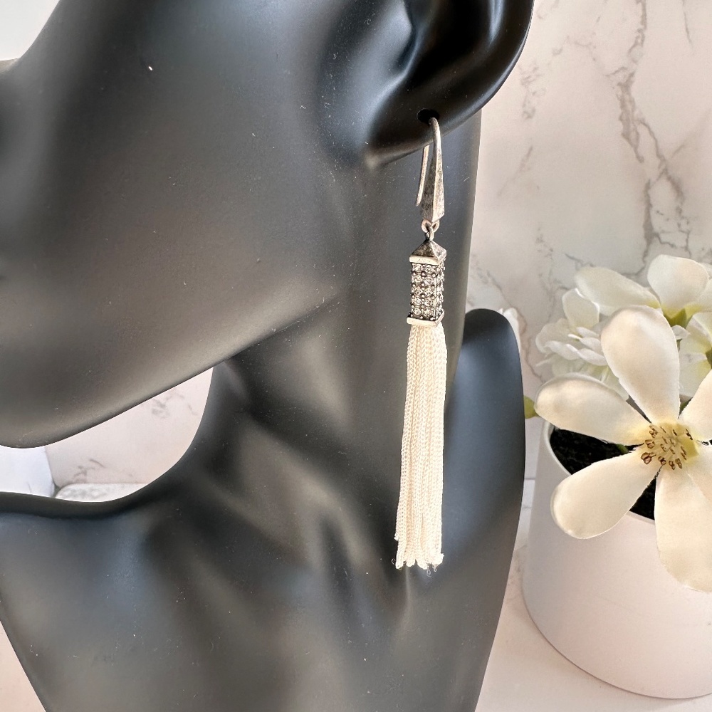 Crystal Tassel Earrings